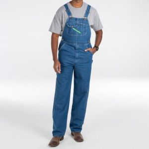 Key Imperial Aristocrat Men's Denim Overalls Bib Bibbers